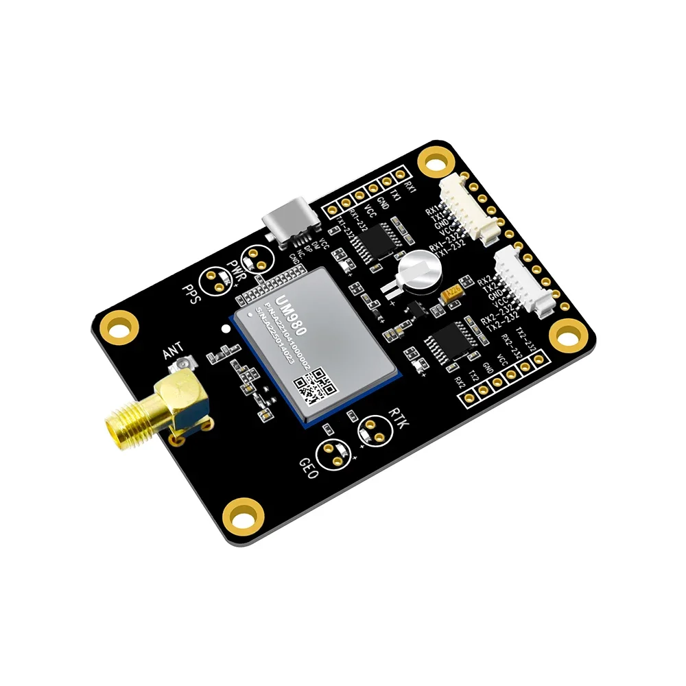 Beitian المدمج في UM980 BDS GPS GLONASS Galileo L1L2L5 قاعدة عالية الدقة روفر CORS GIS تحديد المواقع RTK GNSS وحدة BT-980G2