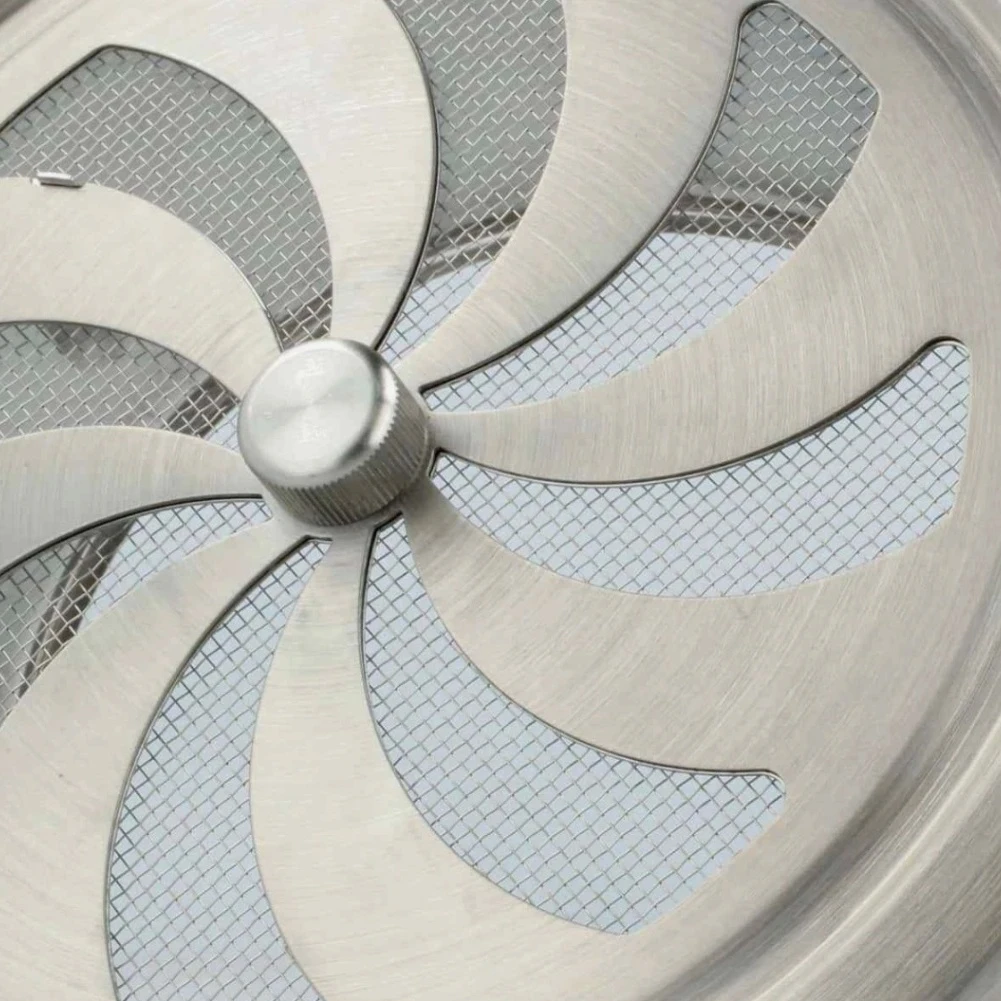 

1 шт. 100/125 мм вентиляционная крышка вентиляционная решетка переключатель фильтр ручной регулируемый воздушный механизм из нержавеющей стали детали