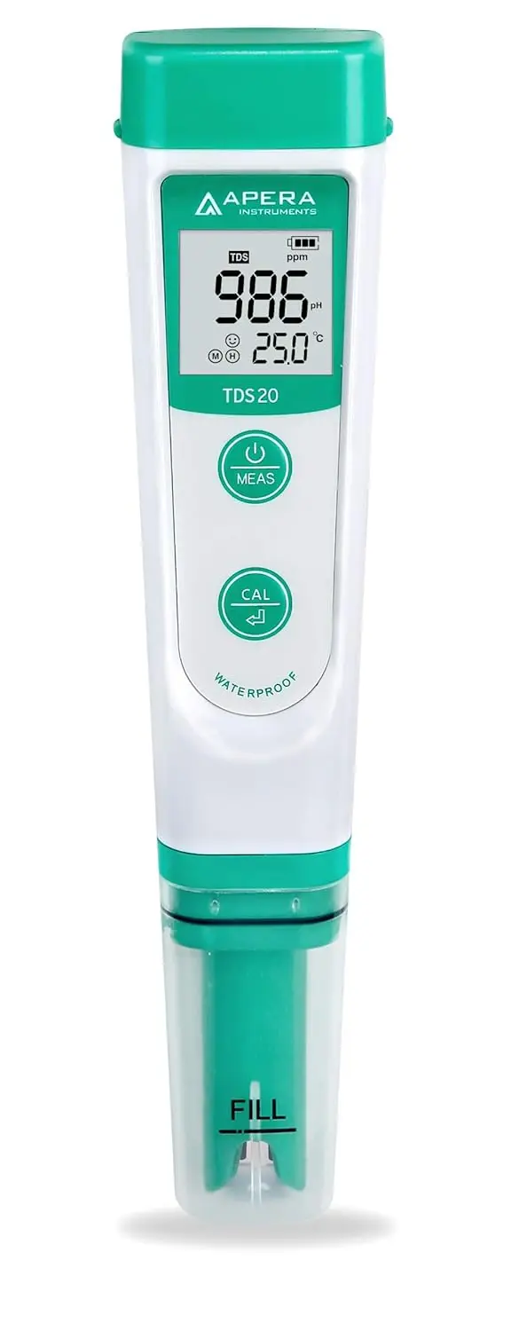 

Waterproof TDS Pocket Tester Kit with ±1% Accuracy, Auto Calibration & Temp Compensation
