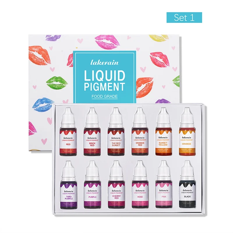 ABGU 12Colors/Set Epoxy Resin - Soap Making Die 评论和价格