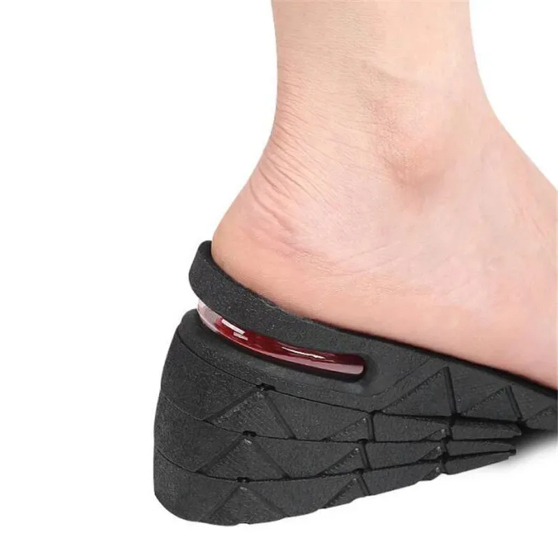 Invisible Height Increase Insole Cushion Height Lift Adjustable Cut Shoe Heel Insert Taller Support Absorbant Foot Pads