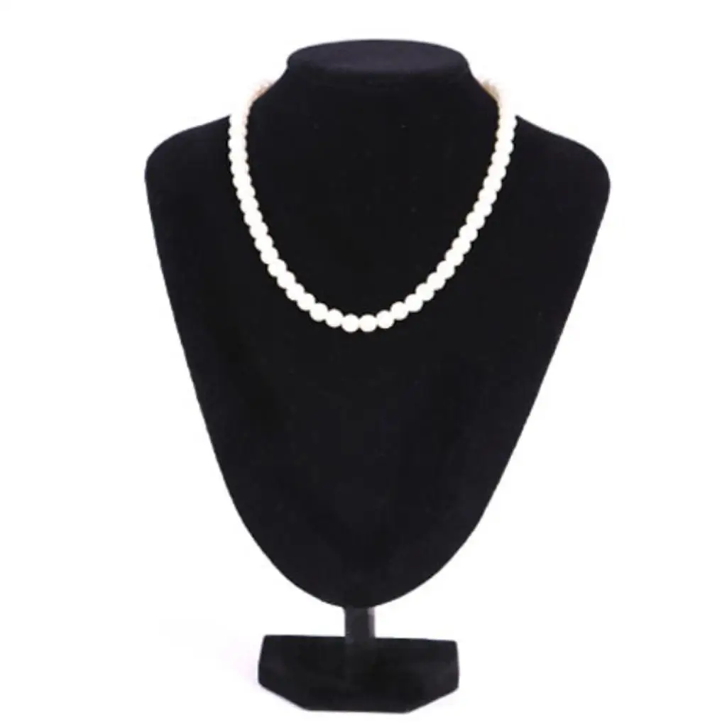 

Necklace Display Busts / Jewelry Display Stand Chest Model Made of Velvet, Holder - Four Sizes , #a 29×21 cm