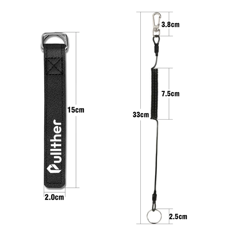 Pullther Fishing Rod Suspenders Fastener Holder Tie Belt Wrap Straps Telescopic Elastic Retention Rope Safety Fishing Tools