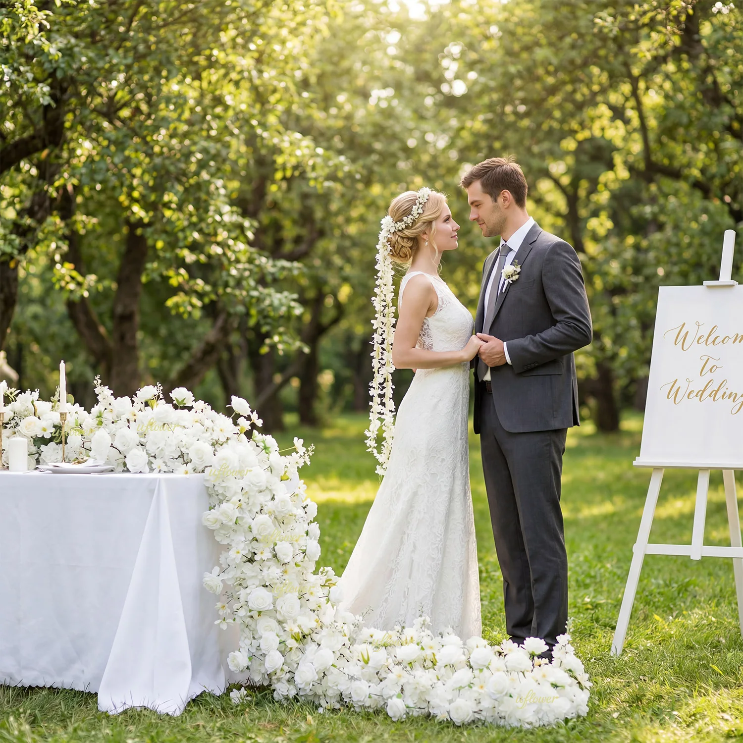 Uflower 5D Lujosa Hilera de Ro - Wedding Arch Flower reseña y precio