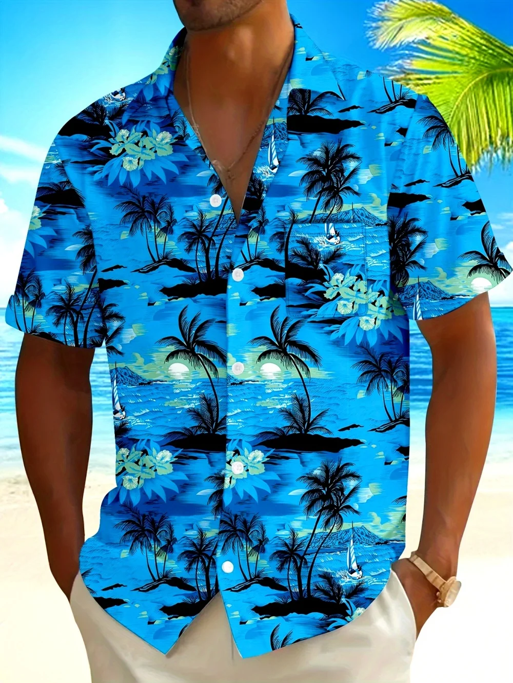 Summer Vacation Clothing Men - New Men's Shirt Summer Fashion Vacation