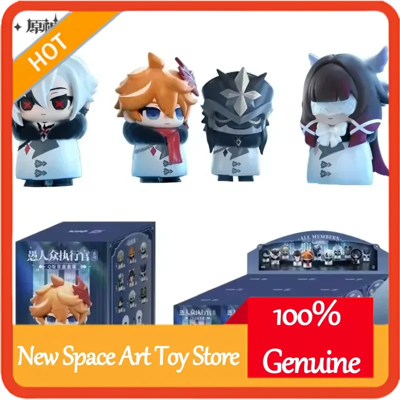 

Mihoyo Suplay Genshin Fatui Harbinger слепая коробка аниме фигурка Коллекционная тайна подарочный орнамент модные игрушки и хобби