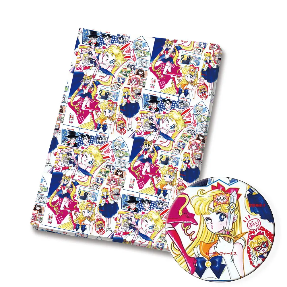 100 cotton Cartoon Fabric 140*50cm Handmade Sewing Patchwork Quilting Baby Dress Home Sheet Printed Fabric Sewing Kids