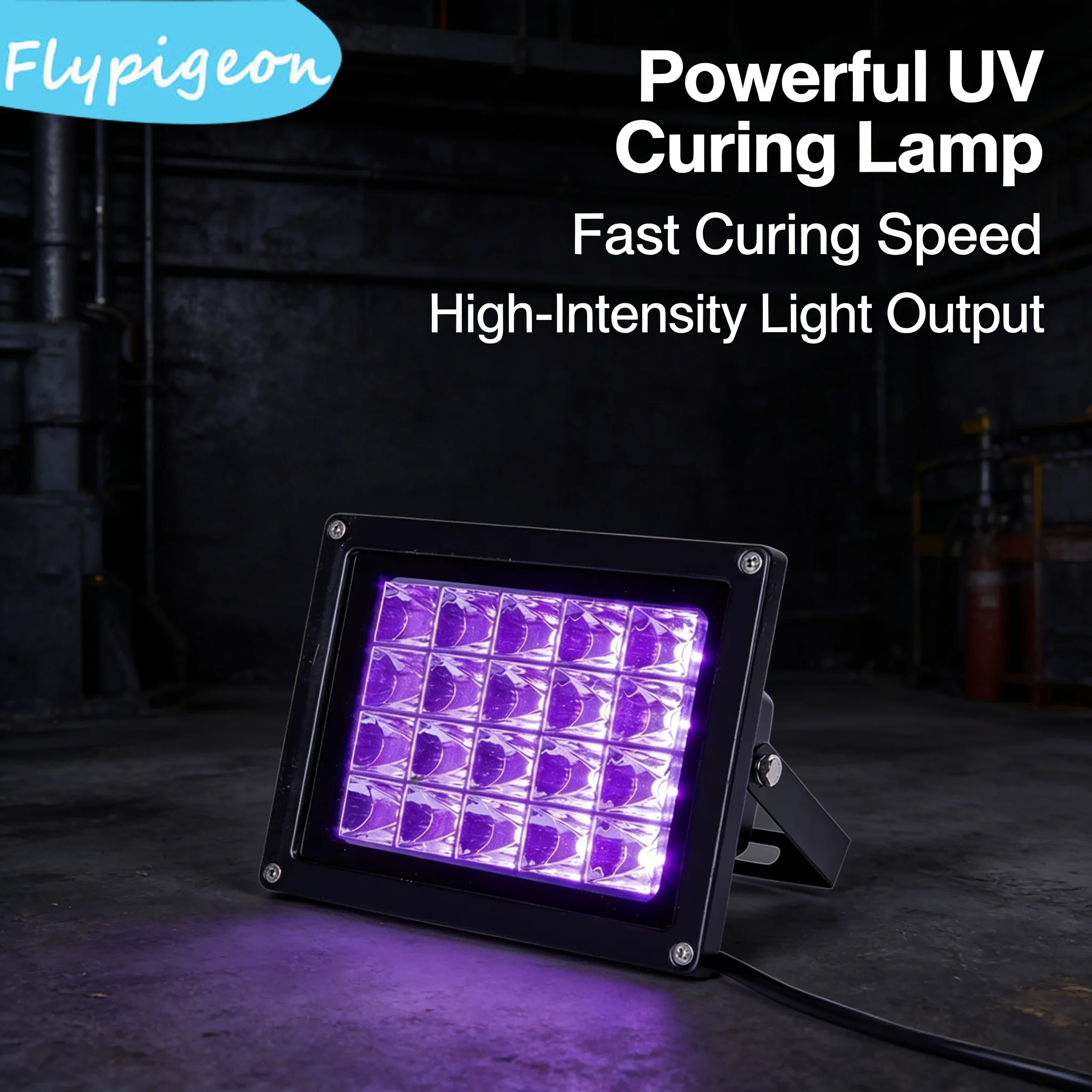 6W 12W 30W 50W High Power UV LED Curing Lamp Ultraviolet Light for Ink Drying PCB Exposure Repair 365NM 405NM 395NM