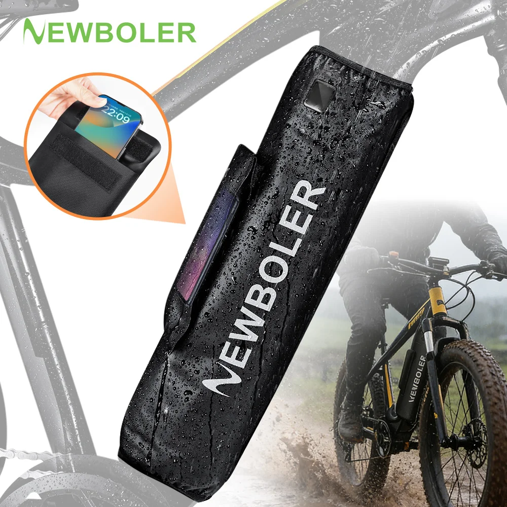NEWBOLER E-Bike-Akku-Schutzhülle, wasserdichte Tasche für Elektrofahrrad-Akkus, USB, geeignet für die meisten Automodelle