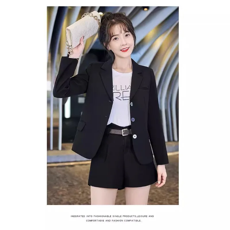 معاطف سترة السترة ملابس النساء الربيع والخريف الكورية أزياء نمط جديد، الراقية سليم صالح البنطال القصير #4