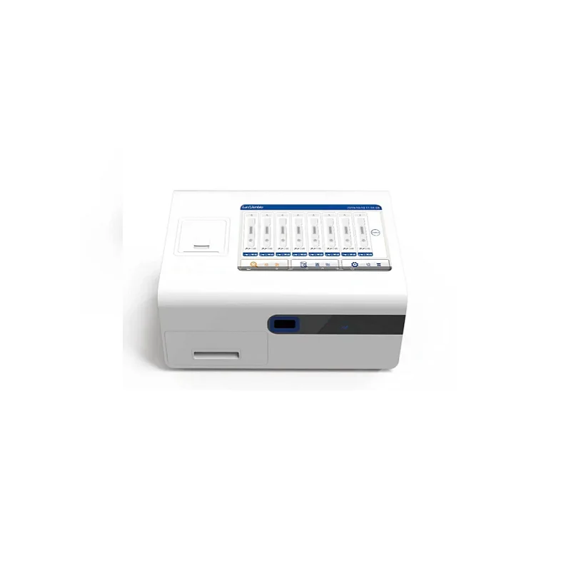 poct 8 channel Dry Fluorescence Immunoassay Analyzer vet immunoassay analyzer