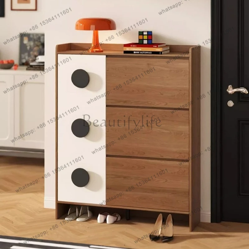 Closet System Show Shoe Cabinet Storage Organizer Bedroom Wooden Shoe Shelf Nordic Belts For Women Gabinete Shoemakers Furniture