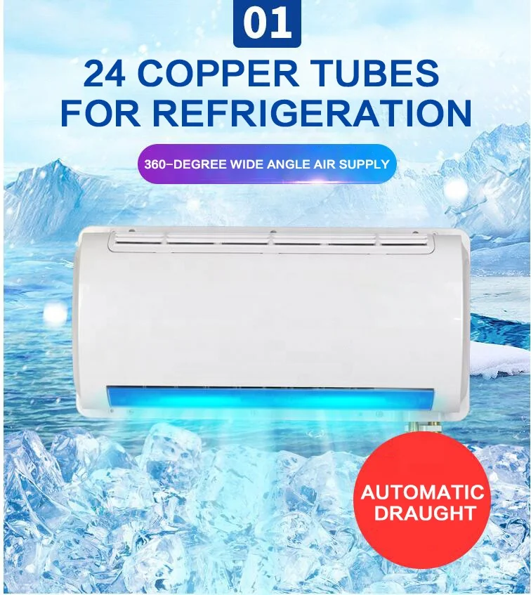 Rv 트럭 트랙터 밴 요트 에어컨 공기 냉각기 공기 냉각 팬용 DC12V/24V 범용 유형 Rv 에어컨