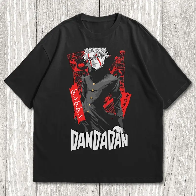 DanDaDan Shirt - Okarun Shirt - Turbo Ganny - Momo Ayase Anime T-shirt | Japanese Dandadan Anime Clothes & Merch for Otaku