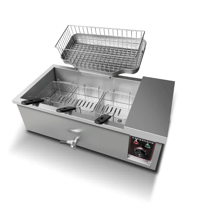 

Best Seller Commercial Fryer Stainless Steel Commercial Tabletop Fryer Equipment Electric Fryer