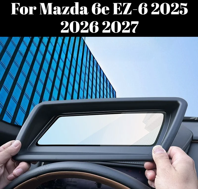 For Mazda 6e EZ-6 2025 2026 2027 Custom HUD Head-Up Display Dust-proof Protective Cover, Car Modification Accessory Dust Cover