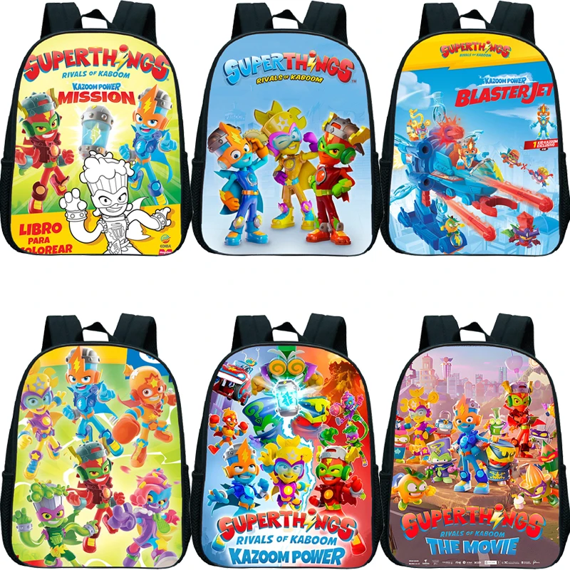 

Game SuperThings Backpack Cute School Bag Girls Schoolbag Primary Backpacks Kids Cartoon Bookbag Waterproof Rusksack Mochila
