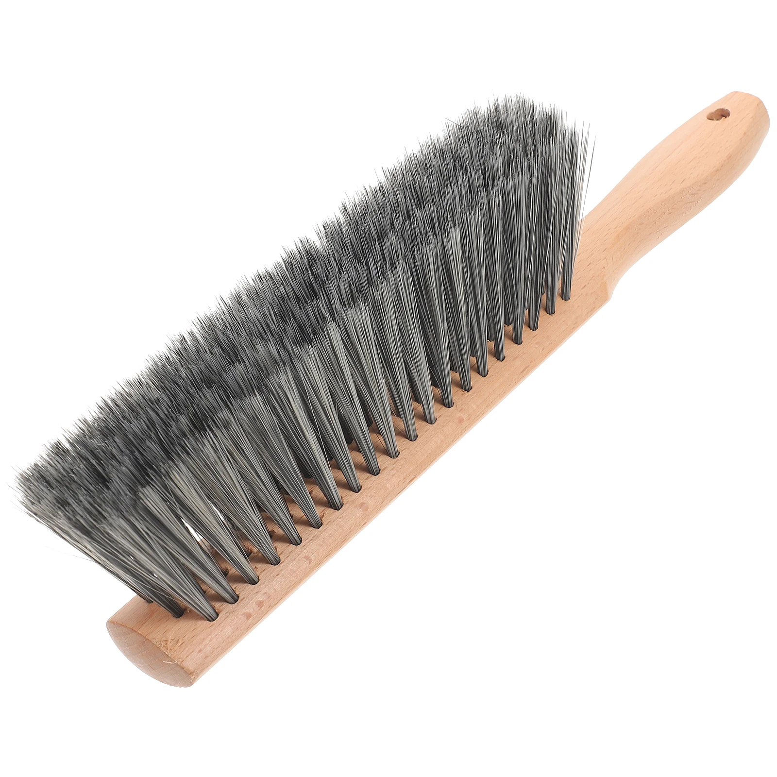 إزالة الغبار على فرشاة السرير، مكنسة يدوية خشبية، غبار السجاد، تنظيف المقعد، فرش أريكة الشعر