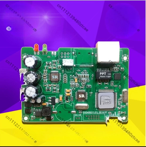IP Network Broadcast Audio Amplifier Decoder Module 2x15W Two-way Intercom for Campus PA System