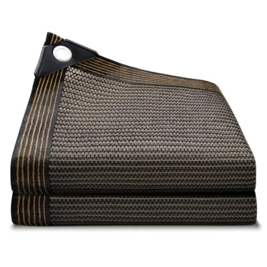 

Сетка затеняющая для кофеевых культур 90% (12x20 футов), устойчивая к солнцу, прочная сетчатая затеняющая сетка-тент с усиленными люверсами для теплиц