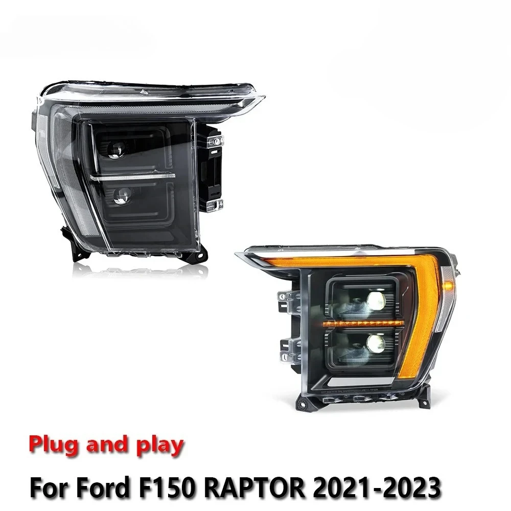 

Светодиодные фары для Ford F150 RAPTOR 2021-2023: противотуманные фары, ДХО, стоп-сигналы, указатели поворота. Автомобильное освещение. Подключение Plug and Play.