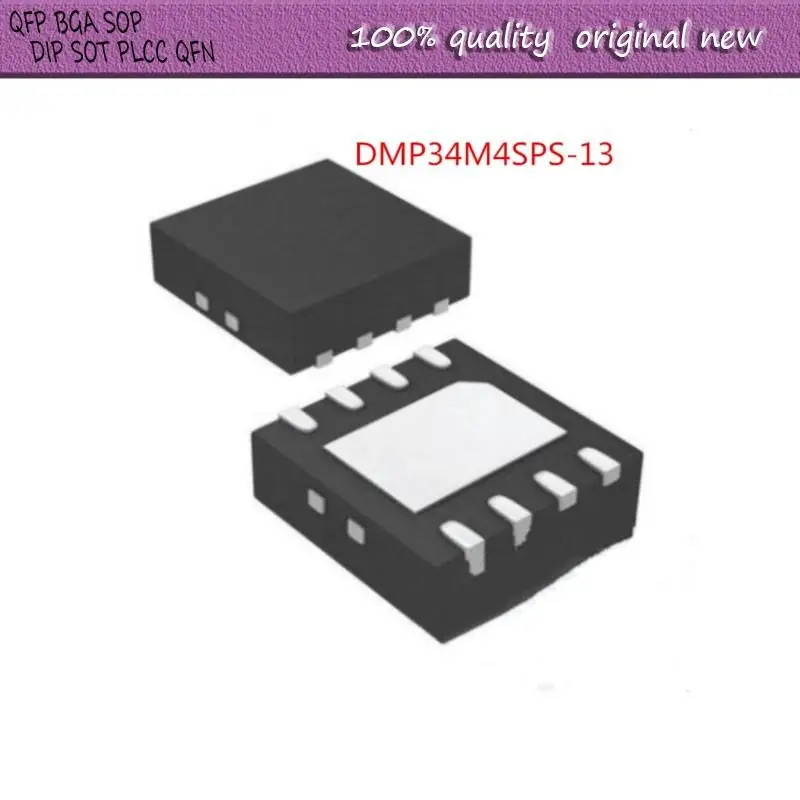 

NEW 5PCS/LOT DMP34M4SPS-13 DMP34M4SPS P34M4SS DFN-8