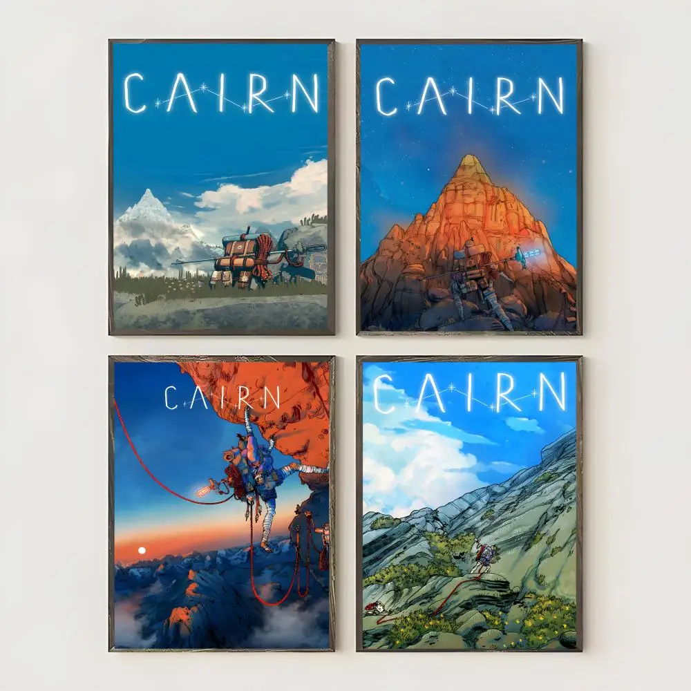 Video Game C-Cairn Painting Calligraphy Waterproof Canvas Art Wrinkle Free Wall Hanging For Home Living Room Bedroom Decor
