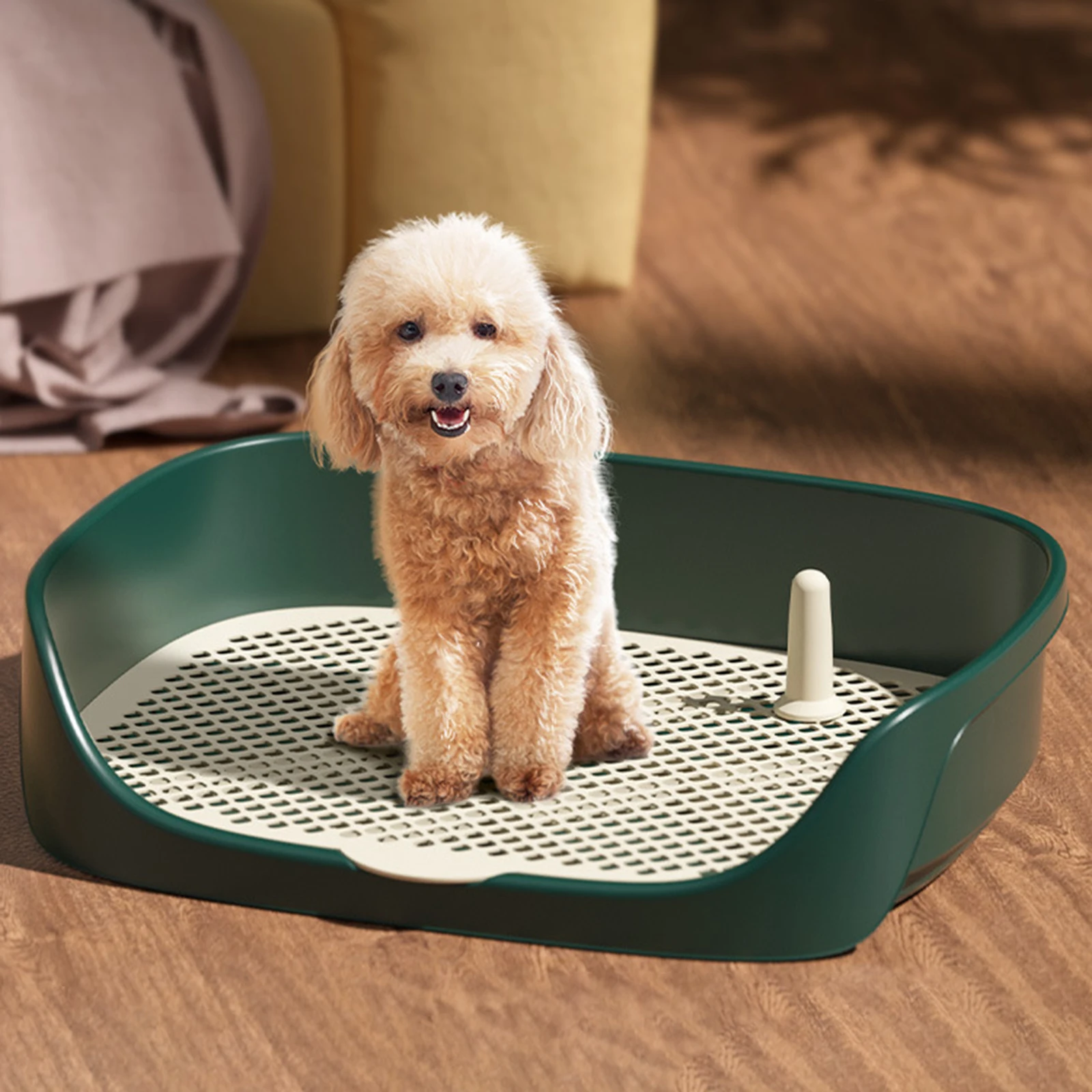 Pet Dog Toilet Portable Dog Potty Pan Trainer lettiera Anti-Splash Pets Wc Toilet Puppy Kitten Cleaning Tool