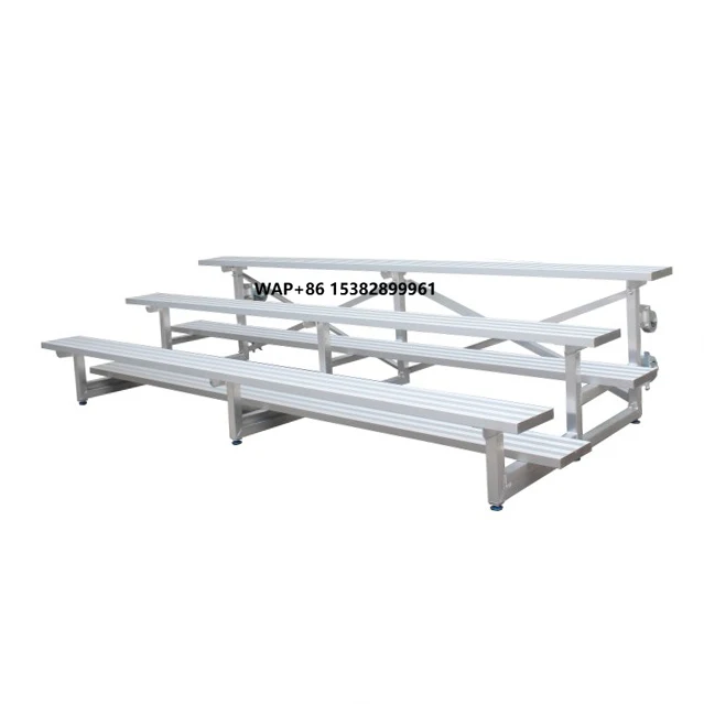 Custom Outdoor Portable Aluminum Removable Bleachers System Portable Folding Stadium Seat Stage Platform