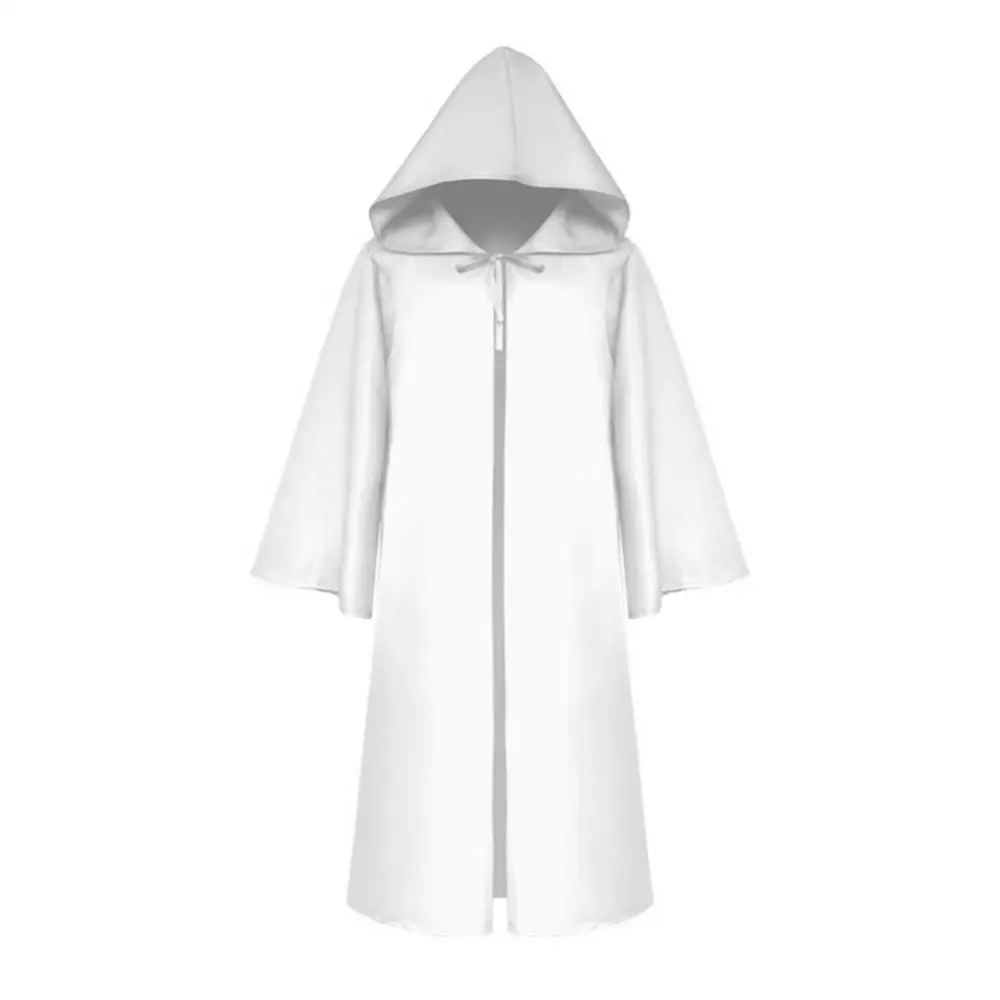 

Solid Color Hooded Cloak Adult Kids Cape Witch Vampires Halloween Masquerade Cloak