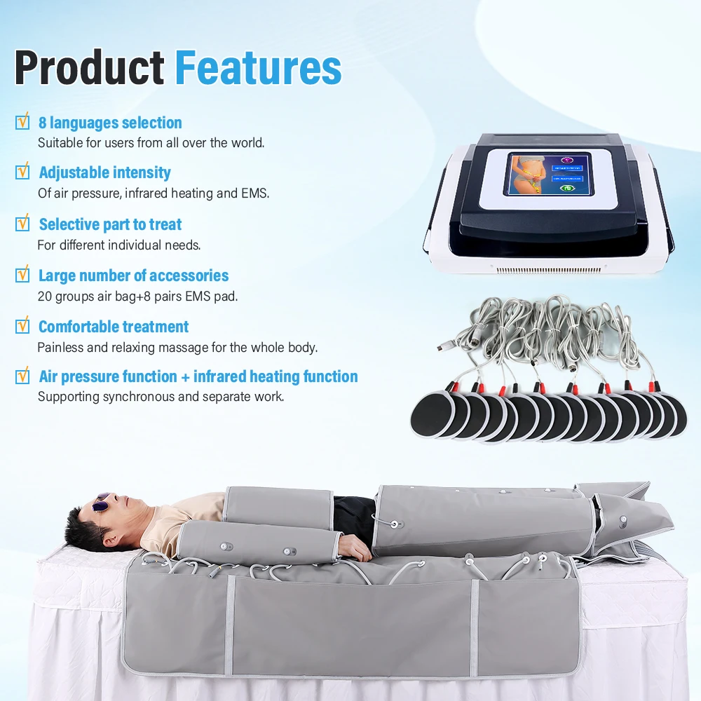 3'ü 1 Arada Lenf Drenaj Presot - Pressotherapy Lymphatic Drainage Suit incelemesi ve fiyatı