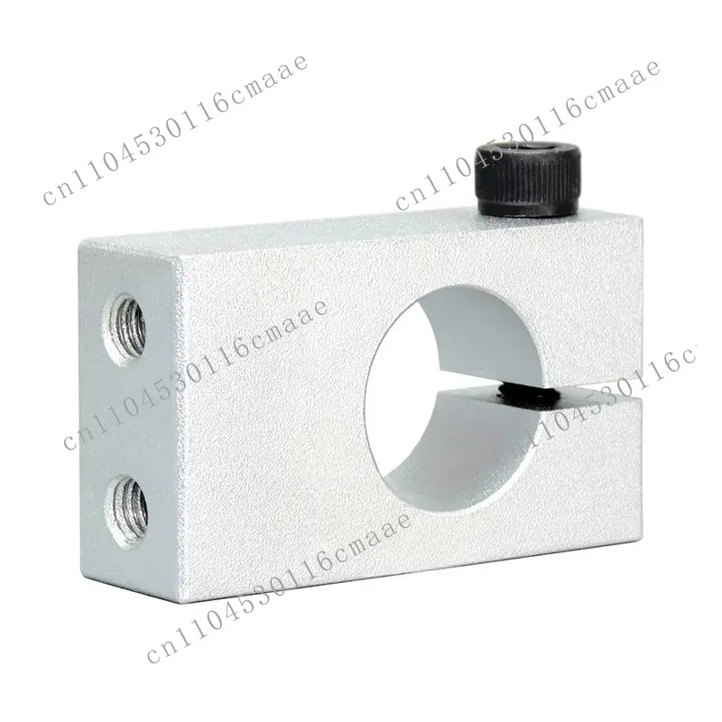 Aluminum alloy shaft fixing bracket column fixing clamp thread parallel guide shaft supporting pipe clamp bearing seat