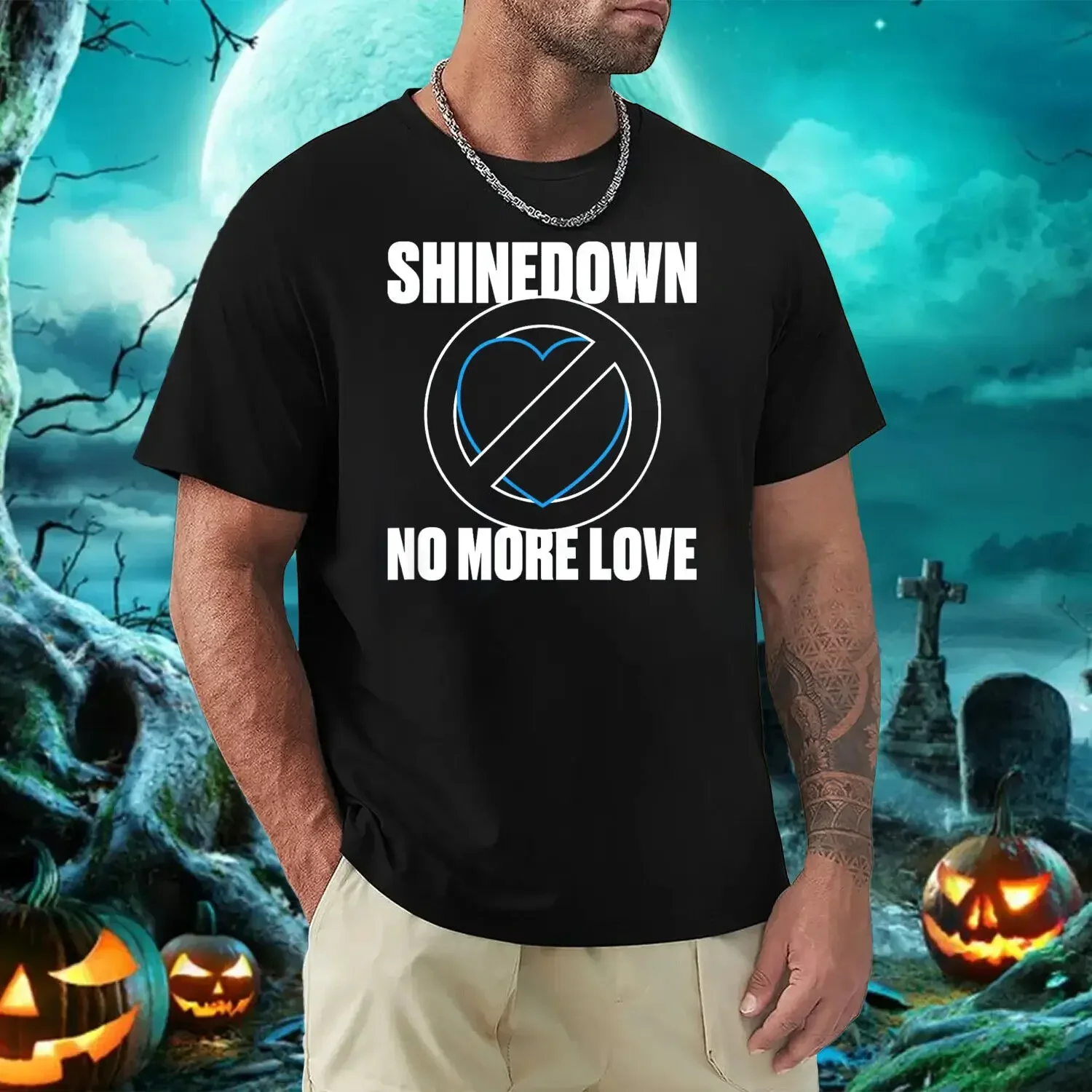 Halloween Horror Nights Shinedown Nothing To Lose T-Shirt Gift S-5XL