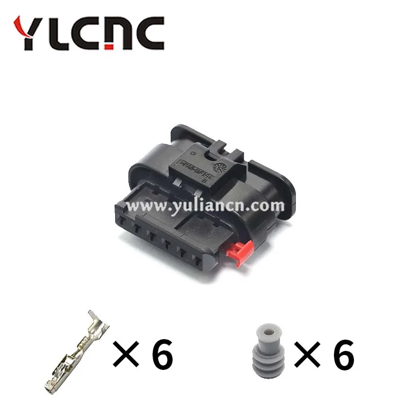YLCNC factory direct sales 1Set 6Pin Automotive Waterproof Connector Accelerator Throttle Pedal Position Sensor Plug 1-1718646-1