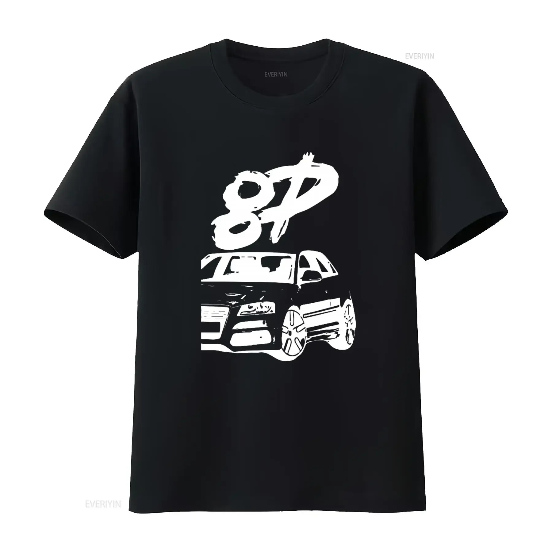 A3 8P 2003 2012 T Shirt New DTG Print Car Logo Design Amazing for Adult Lovers Natural Cotton  vintage Washed Breathable