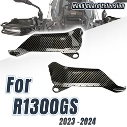 For R1300GS R 1300 GS R1300 GS GS1300 R 1300GS ADV 2023 2024 + Motorcycle Handguard Hand shield Protector Windshield Carbon Look