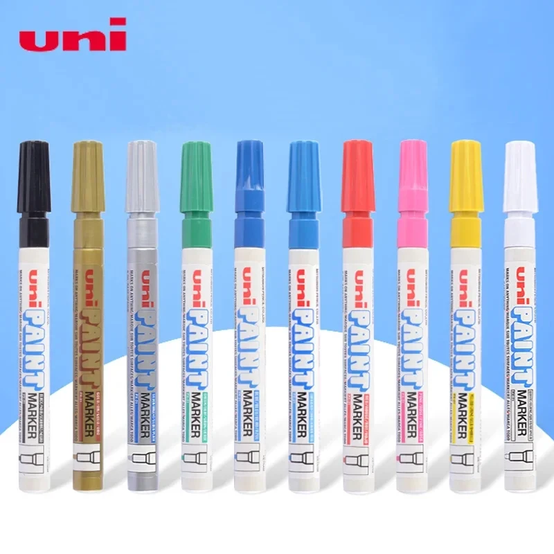 1pcs Japan UNI PX-21 Paint Touch-up Pen Signature Pen Chinese Character Non-fading Waterproof Oily Marker Pen