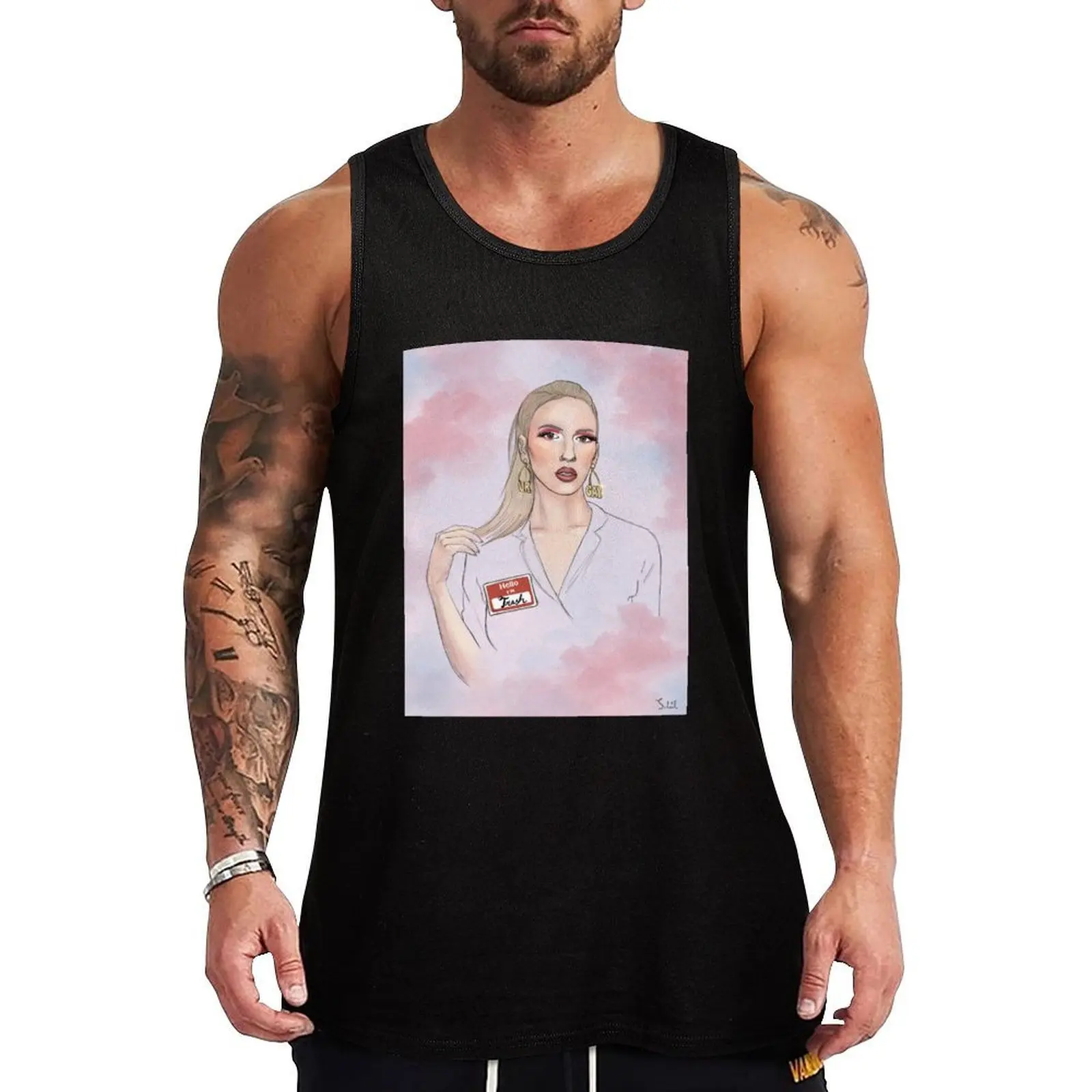 Camiseta sin mangas Natalie Wynn, camiseta sin mangas con estampado de verano, camiseta sin mangas con gráfico de playa