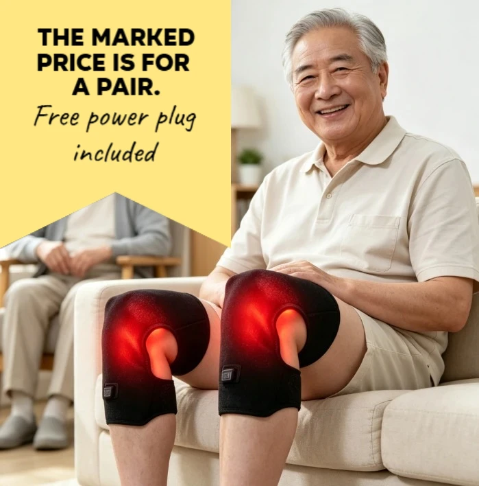 Drug Free Red Infrared Belt for Knee Elbow Arthritis Muscle Joint Pain Relief Home Therapy