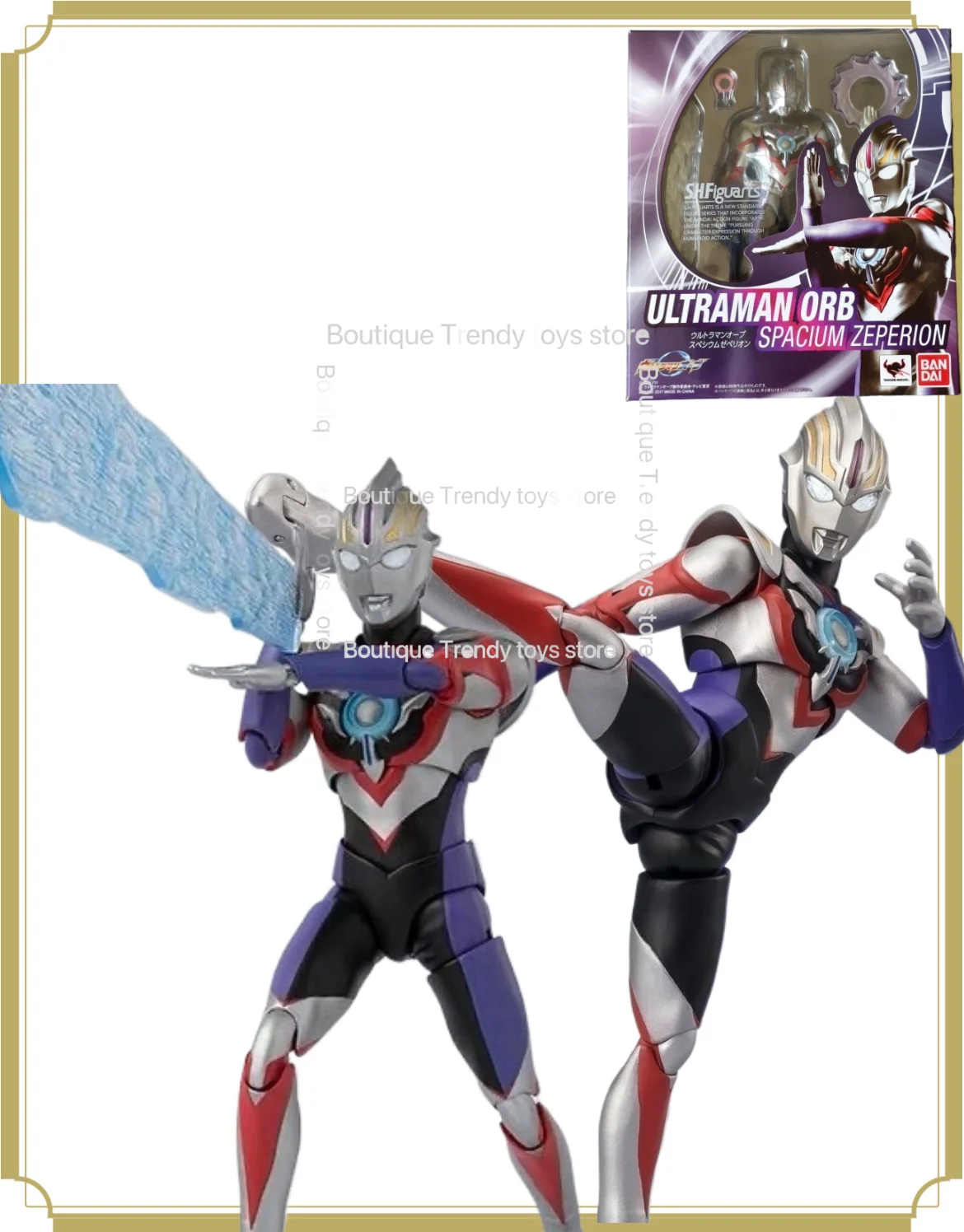 

Brand New Spot Bandai SHF Ultraman Orb Heavy Light Form Perry ORB New Generation Star Movable Doll Hand Figure Genuine