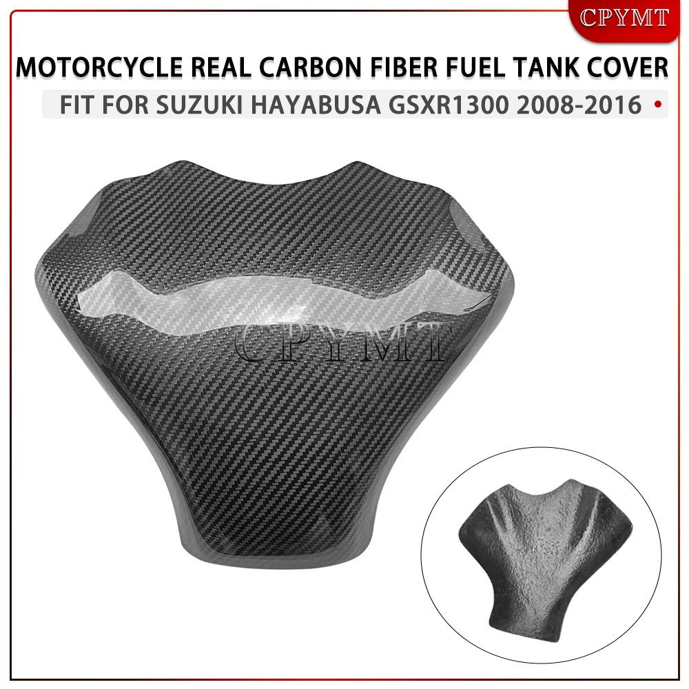 

Fit for Suzuki Hayabusa GSXR1300 2008-2016 Full Tank Cover Cowl Motorcycle Real Carbon Fiber Fuel Gas Tank Cover Protector