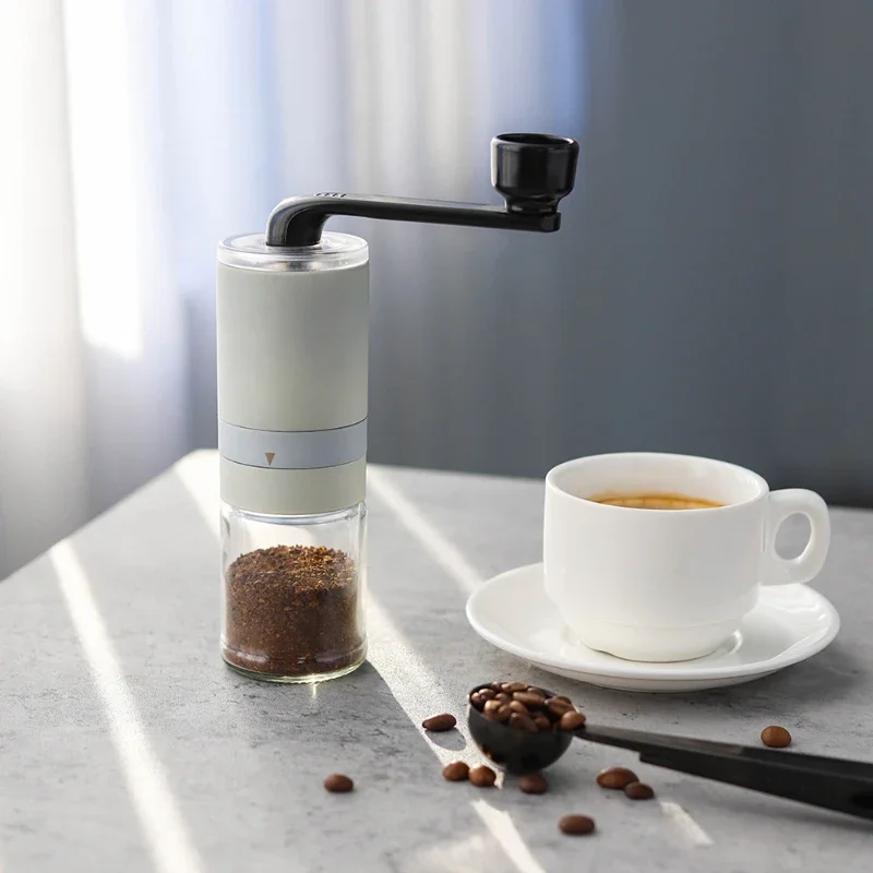 

Hand Coffee Grinders Commercial Espresso Ceramic Burr Stainless Steel External Coarseness Adjust Manual Coffee Grinder