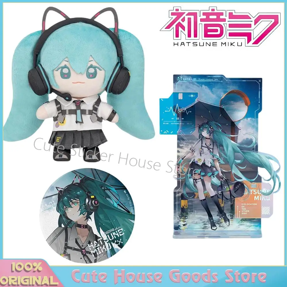 

Original Stocked Gong Hatsune Miku Misalignment On The Other Side Plush Toys Anime Acrylic Stand Badge Good Goods Gifts for Fans