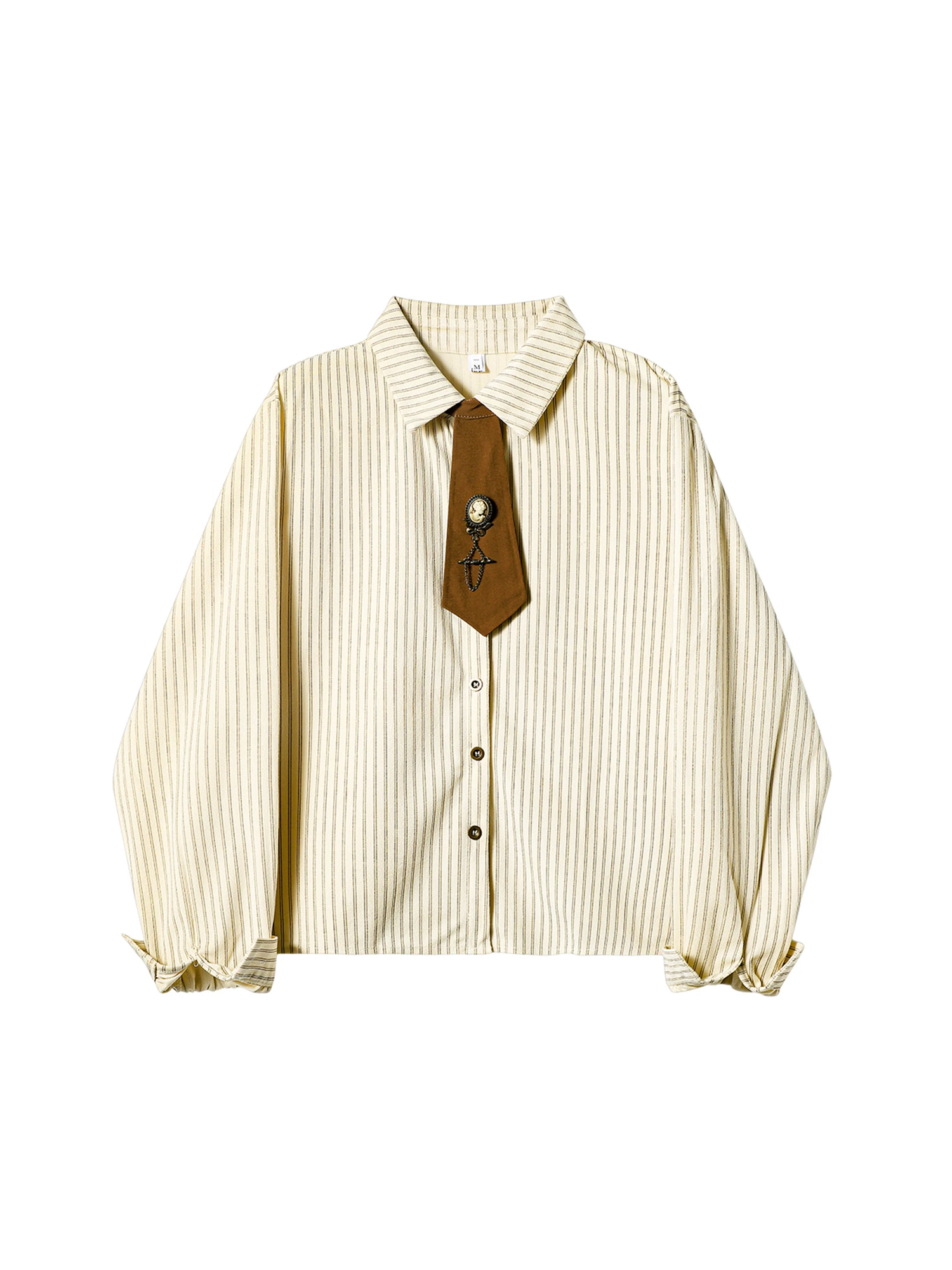 

Женские абрикосовые рубашки с воротником-поло, блузки Y2k, винтажные элегантные эстетичные рубашки 2000-х годов с длинными рукавами и завязками, одежда на осень-весну