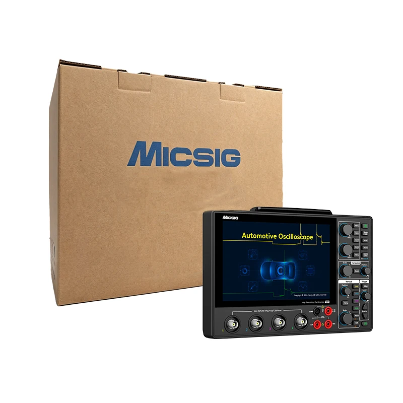 Micsig AHO14-200 12Bit High Resolution Automotive Oscilloscope 200MHz Bandwidth 4Channel 1GSa/s Sampling Rate