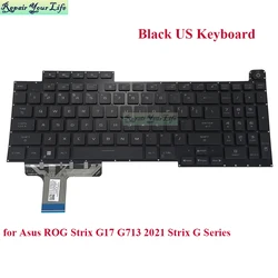 US RGB Backlit Keyboard for Asus ROG Stirx G17 G733 G713QR G713RX G713RS G713RC 2021 Strix G Series 0KNR0-691DUS00 V202926FS1