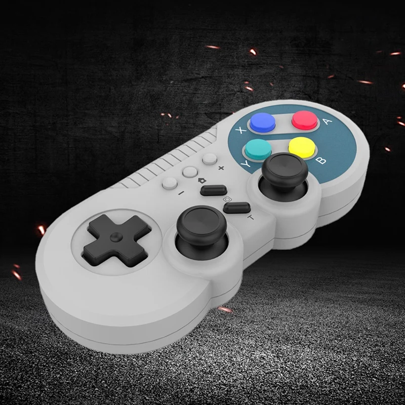 وحدة تحكم الألعاب اللاسلكية ، وحدة التحكم في الألعاب ، عصا التحكم مع اهتزاز المحرك المزدوج ، وظيفة توربو للتبديل ، ملحقات الكمبيوتر