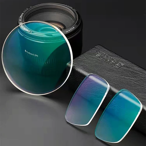 Imagen 2 del producto YIMARUILI 1,56/1,61/1,67/1,74 lentes ópticas fotocromáticas antiluz azul HD antirreflejos antiarañazos miopía hipermetropía lente