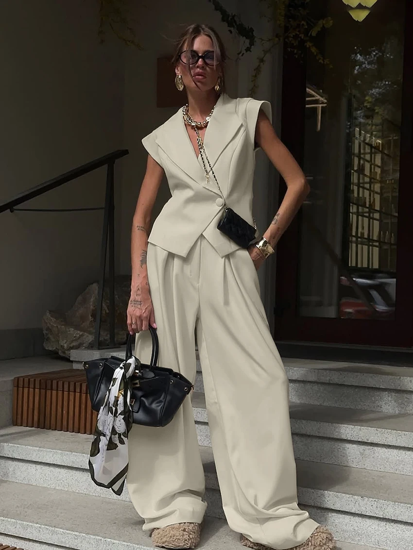 Marthaqiqi أزياء السيدات ملابس خاصة مجموعة مثير بدوره إلى أسفل طوق بيجامة قصيرة الأكمام ثوب النوم بنطال ذو قصة أرجل واسعة الإناث ملابس نوم البدلة #1