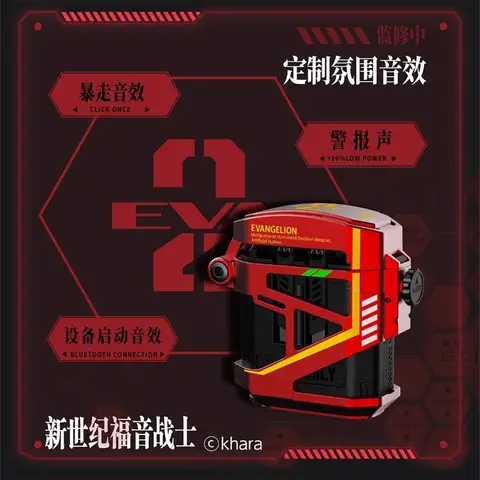 Japansk anime 2023 ny produkt EVA perifer Bluetooth-headset Neon Genesis Evangelion monterade hörlurar 8 best sales Hörlurar Evangelion - №4